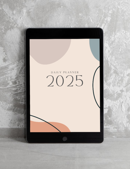 Digital Planner 2025 Abstract Shapes