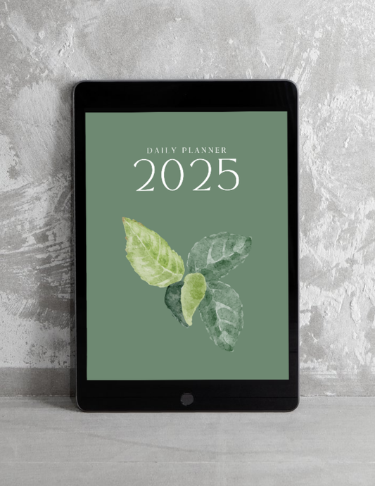 Digital Planner 2024 Hand Drawn Leaf