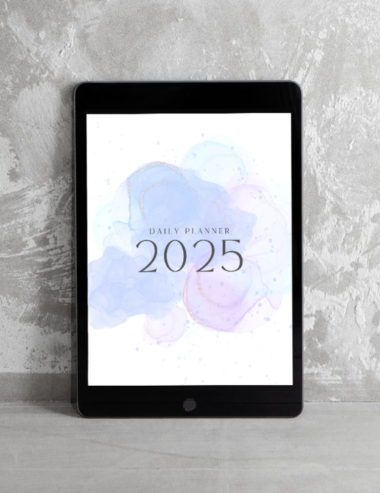 Digital Planner 2025 Mauve Cloud